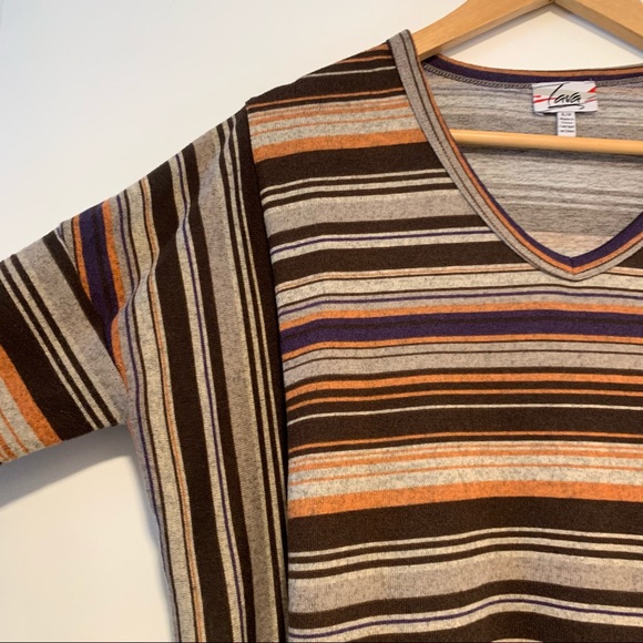 Lava | Striped Oversized Light Sweater - Picture 2 of 13